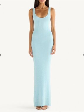 Asta Resort Ana Dress in Baia Blue Sequin
